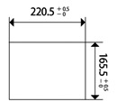 Panel cutout